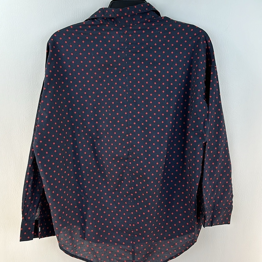 A Shirt Thing Polka Dot Long Sleeve Top - Picture 6 of 9